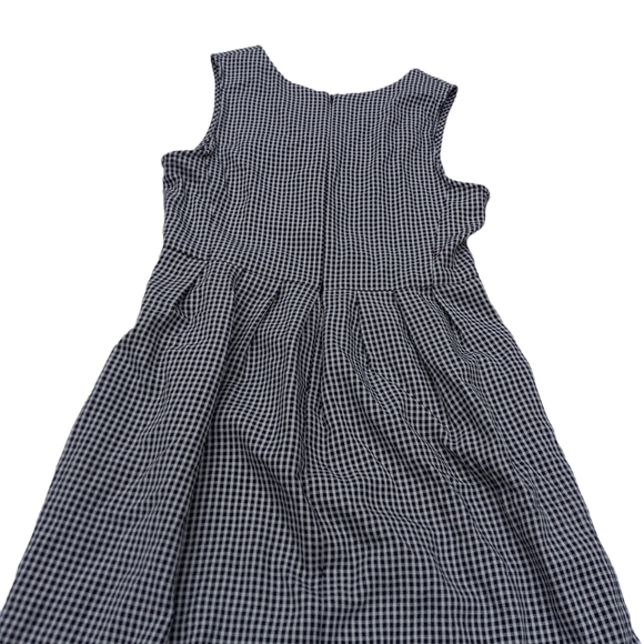 J. G. Hook Gigham Dress Sleeveless Black and White size 4 - Picture 12 of 13